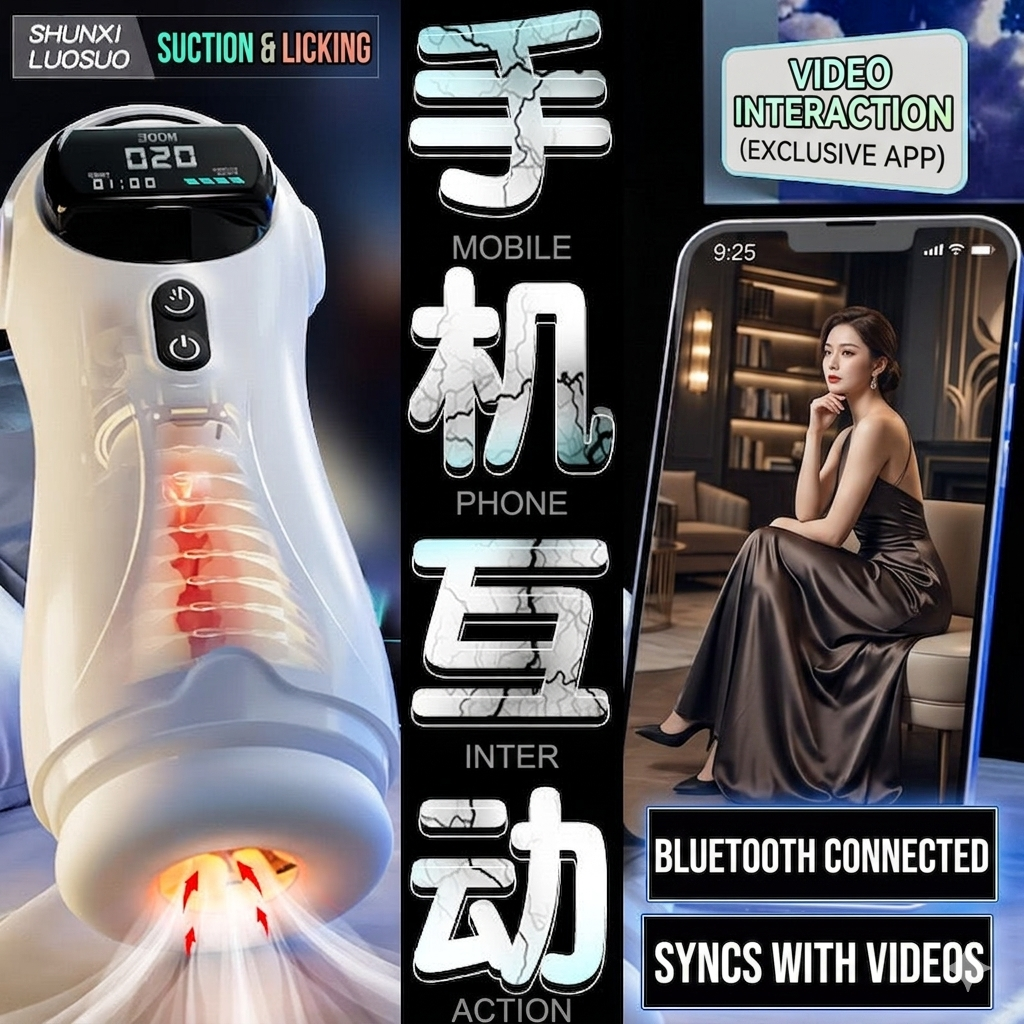 Astronaut Automatic Suction Male Masturbation Cup Intelligent Voice Adult Toy