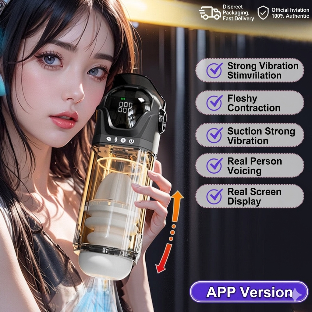 Sci-Fi Automatic Male Masturbator Electric Telescoping Adult Toy