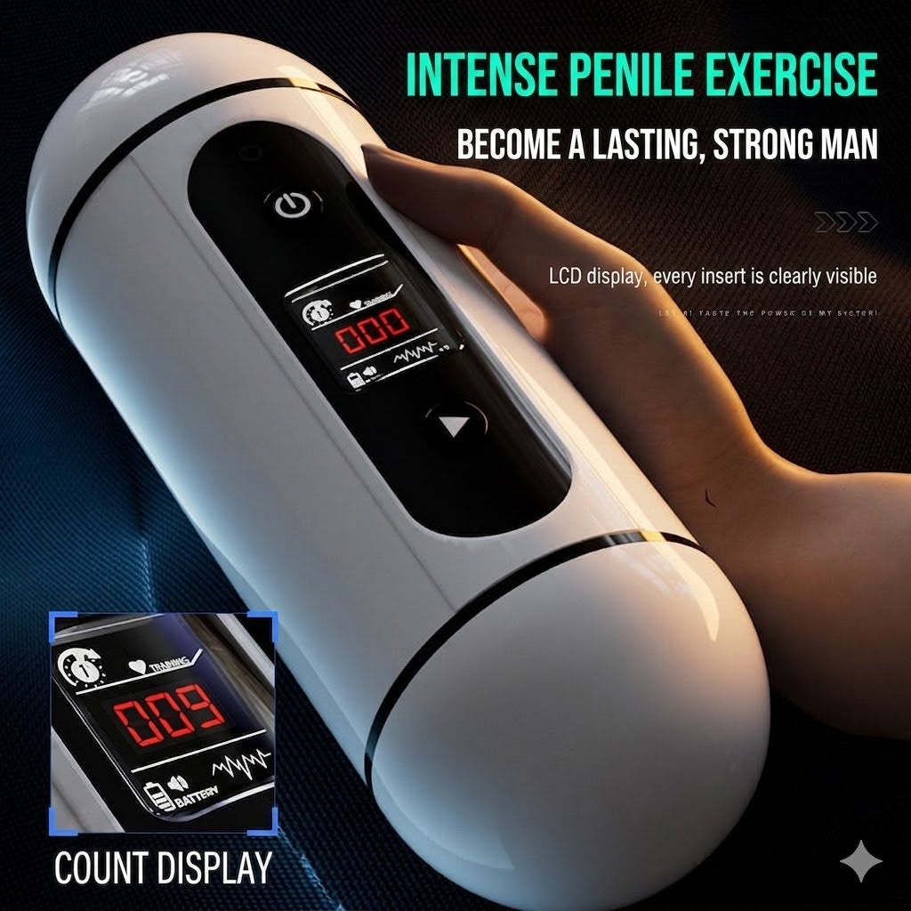 Goddess Male Masturbation Cup Interactive Multi-Frequency Vibration Adult Toy for Men