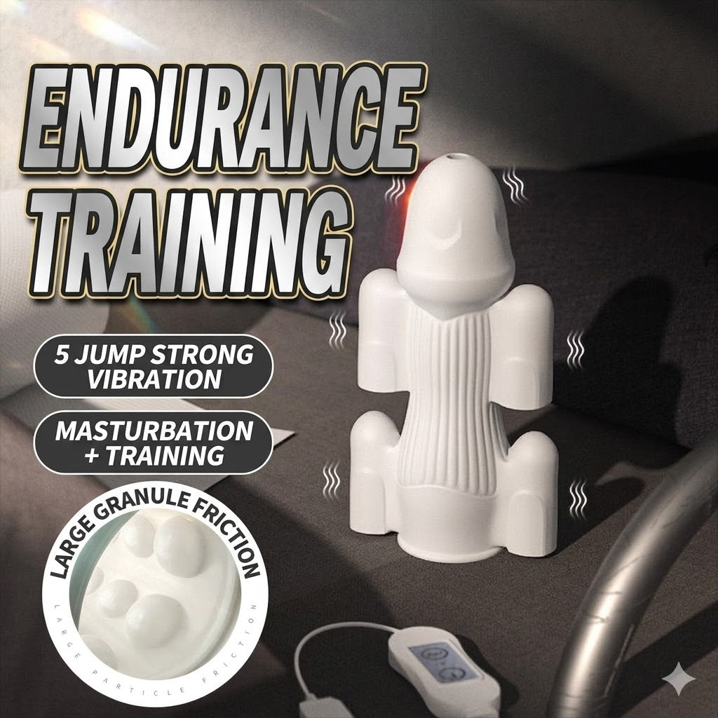 Male Masturbator Cup Vibrating Sensitivity Training Massager