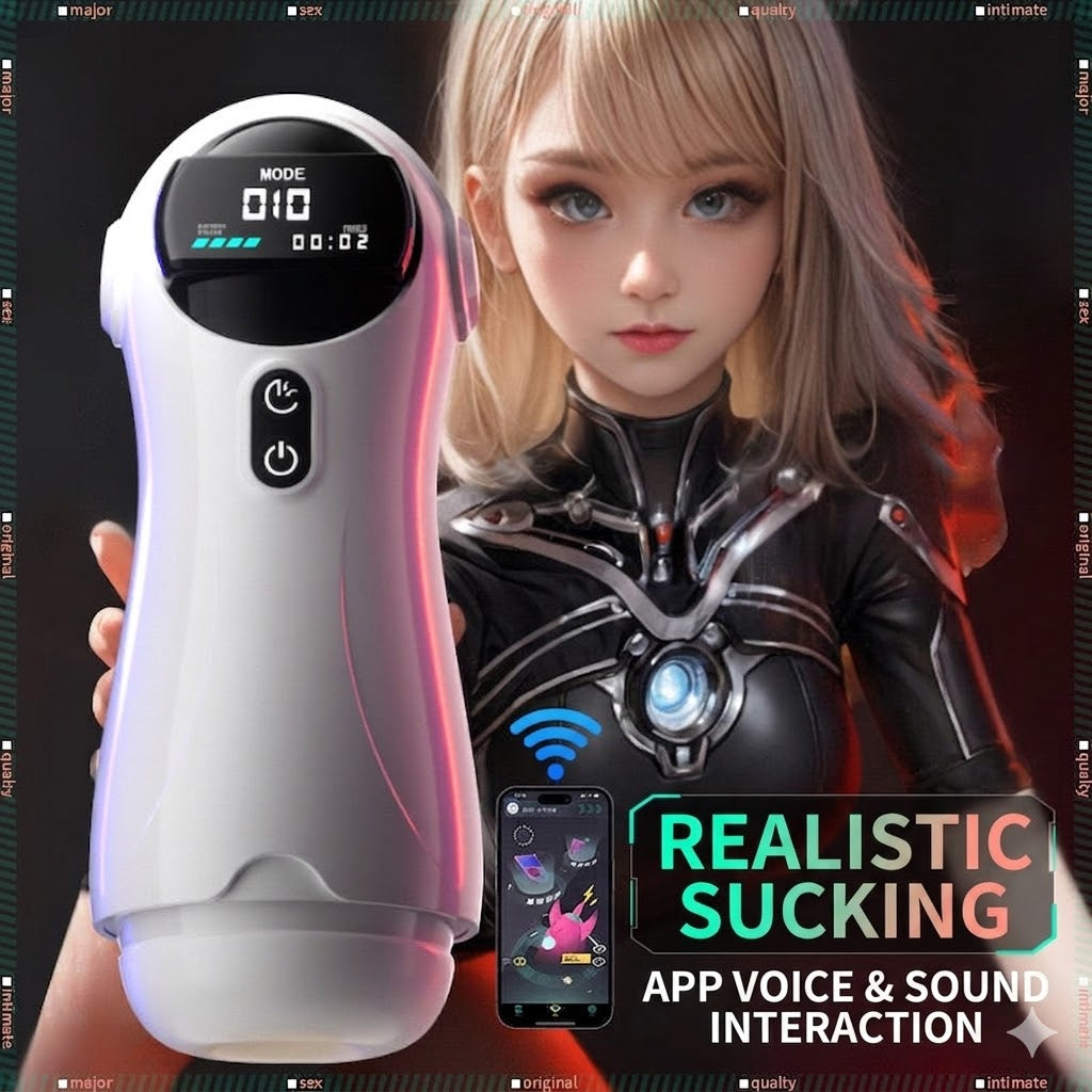 Astronaut Automatic Suction Male Masturbation Cup Intelligent Voice Adult Toy