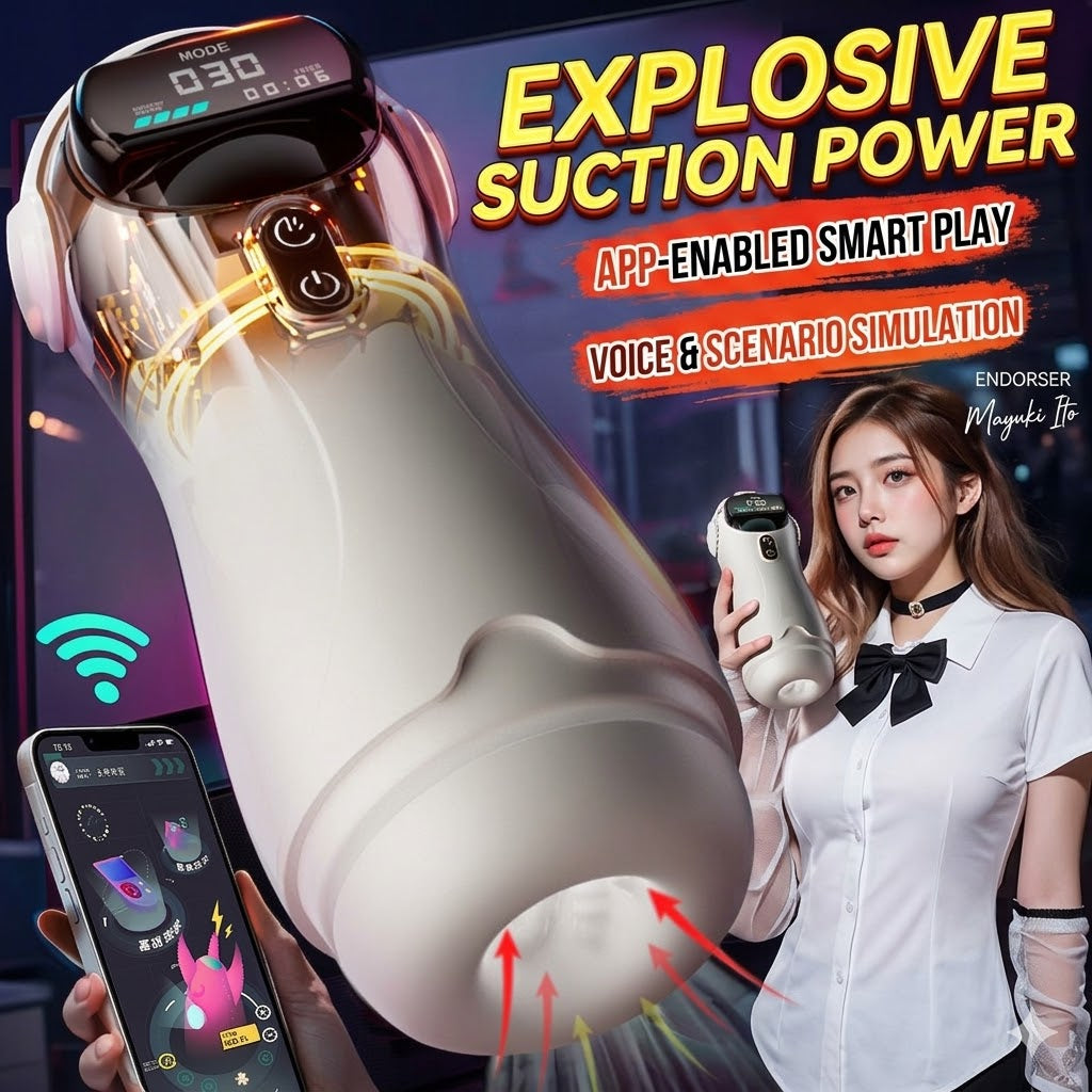 Astronaut Automatic Suction Male Masturbation Cup Intelligent Voice Adult Toy