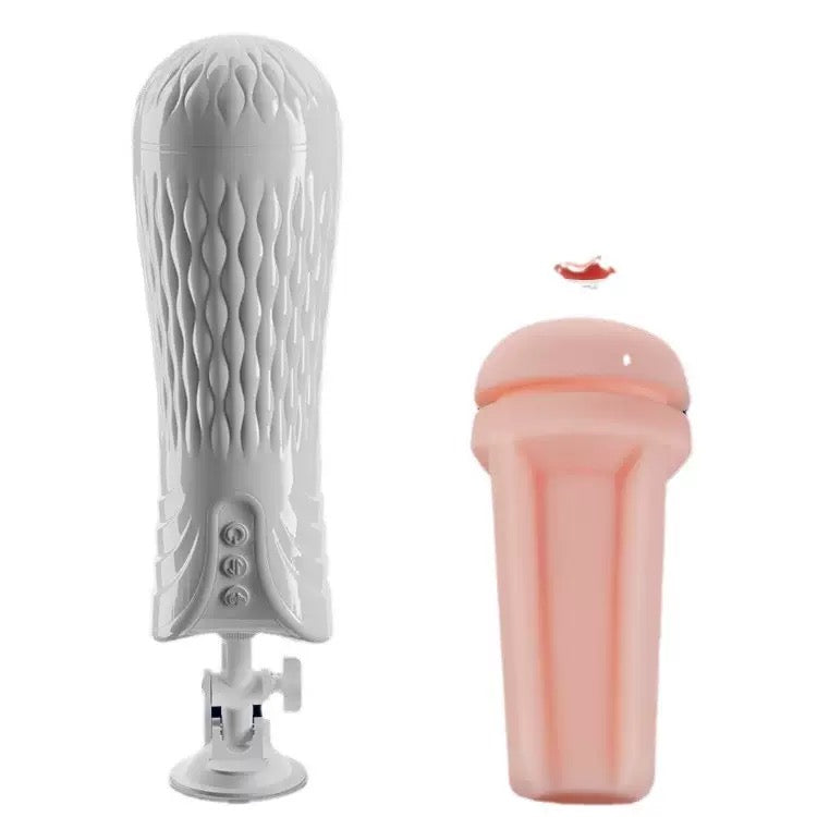Male Masturbation Cup Realistic Suction Cup Adult Sex Toy for Men