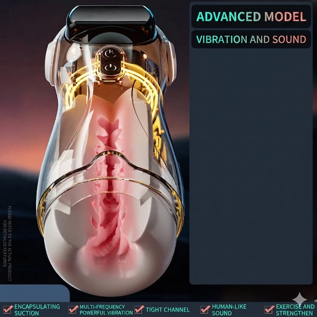 Astronaut Automatic Suction Male Masturbation Cup Intelligent Voice Adult Toy