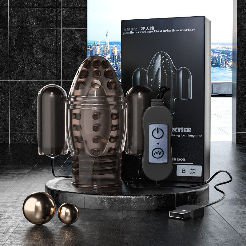 Male Masturbator Cup Vibrating Sensitivity Training Massager