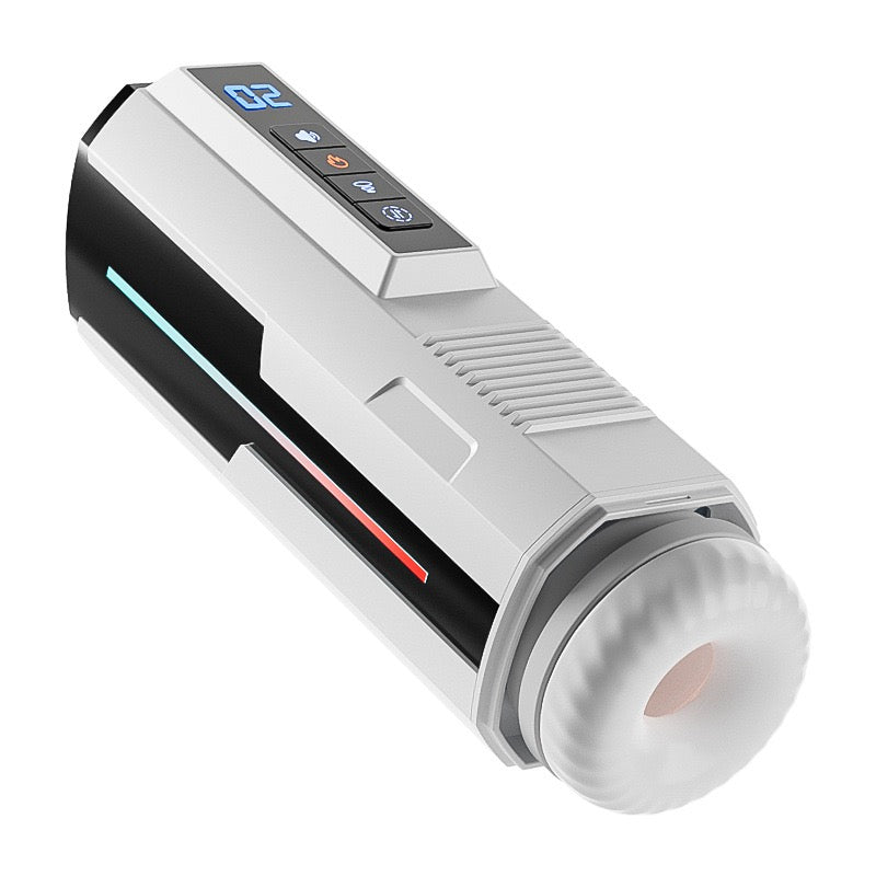 Quantum Pulse Automatic Telescoping Heating Male Masturbator Adult Toy